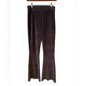 Aerie Women's Gray Flare Corduroy Leggings Size M Casual Ankle